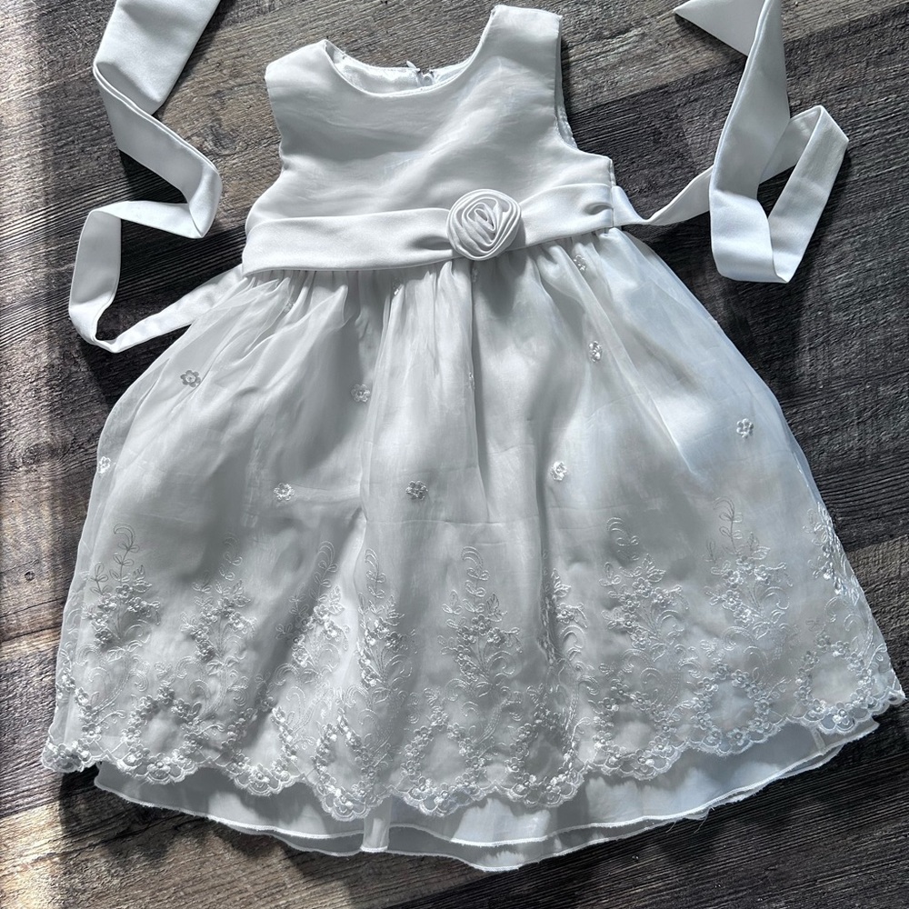 American Princess White Formal Dress